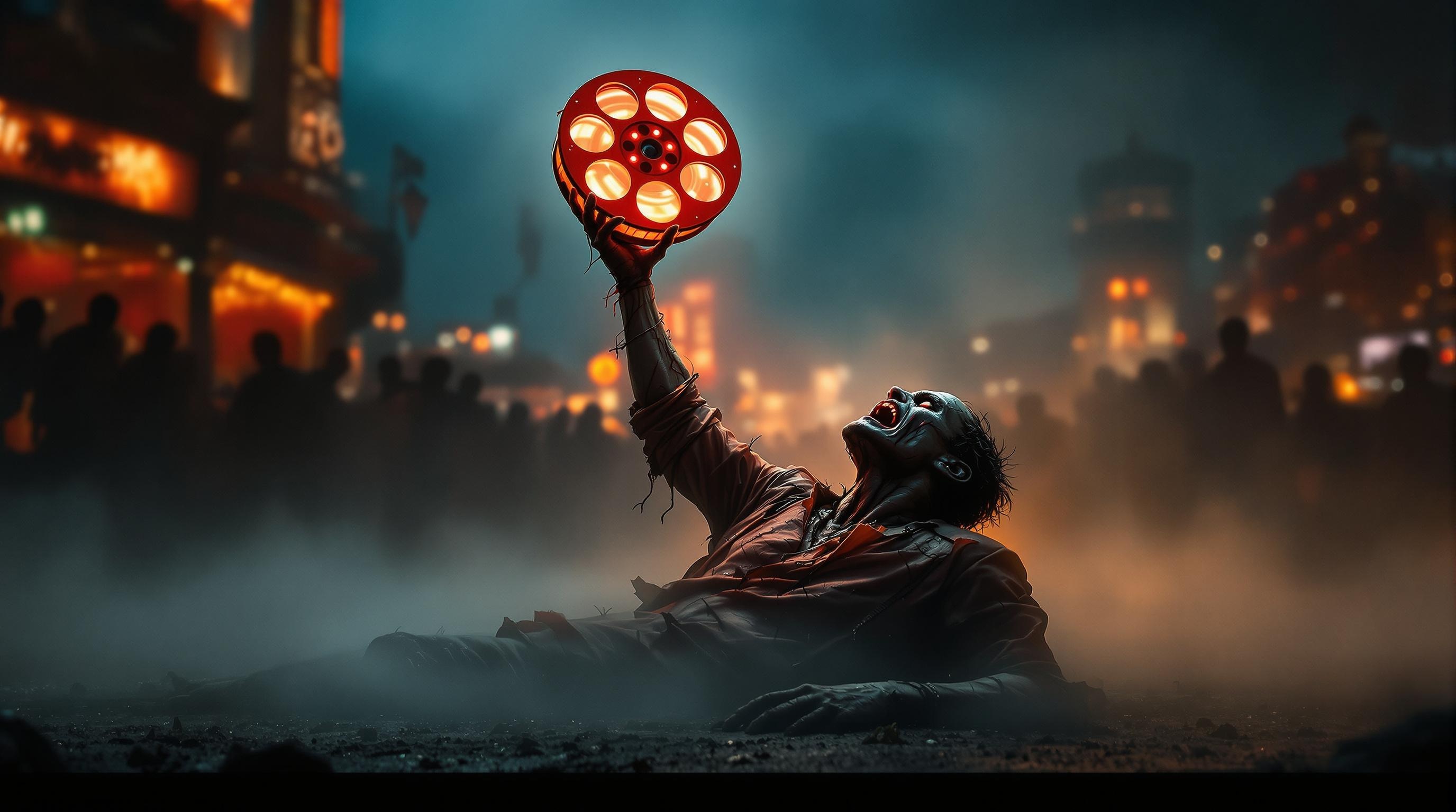 Zombie with Film Reel
